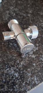 Robinet d'arrêt ITAL 1/2  et 3/8 chromé, Enlèvement, Utilisé, Chrome, Robinet