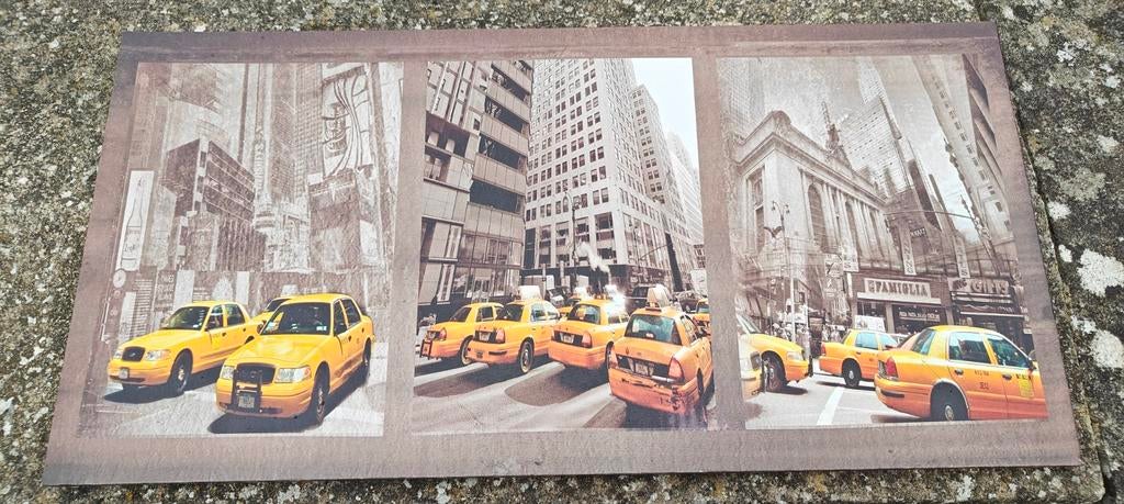 4 cadres déco New York