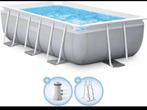 Zwembad+ pomp+grondzeil+afdekzeil+voetenbadje+ladder, Tuin en Terras, Ophalen, Gebruikt, 80 tot 120 cm, Minder dan 200 cm