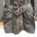 Zwarte mantel, merk Milestone, maat 40, Enlèvement, Porté, Taille 38/40 (M), Noir