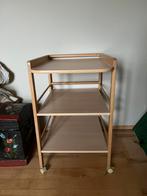 Geuther verzorgingstafel verschoningstafel hout bruin, Ophalen, Gebruikt, Tafel