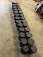 Technogym Rubberen Pu Dumbells 12kg t/m 40kg, Ophalen, Gebruikt, Dumbbell
