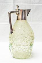 Jugendstil karaf met zilver Koch & Bergfeld., Antiek en Kunst, Ophalen of Verzenden