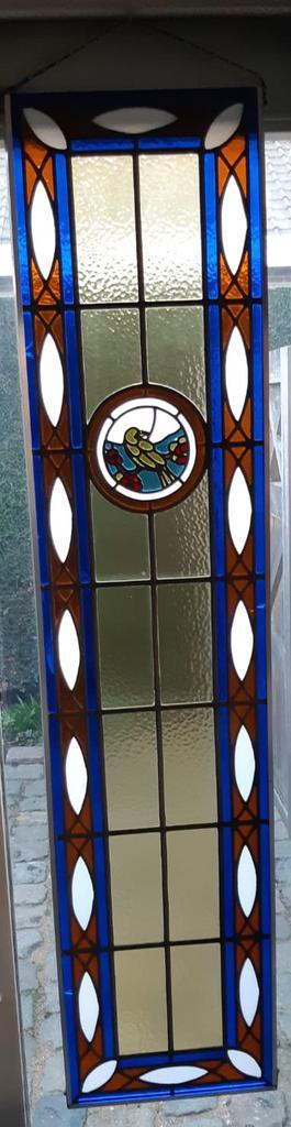 4 vitraux, Antiquités & Art, Antiquités | Verre & Cristal, Enlèvement