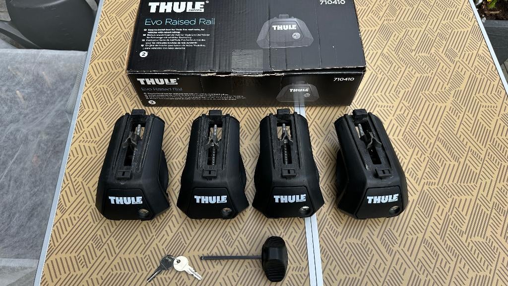 Thule Evo Raised Rail 710410 voeten, Enlèvement, Comme neuf