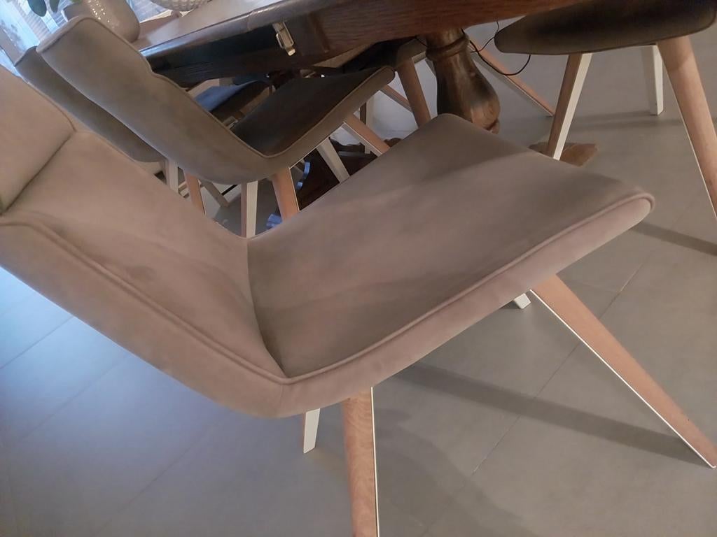 6 stoelen eetkamer merk XOOON, Ophalen, Hout