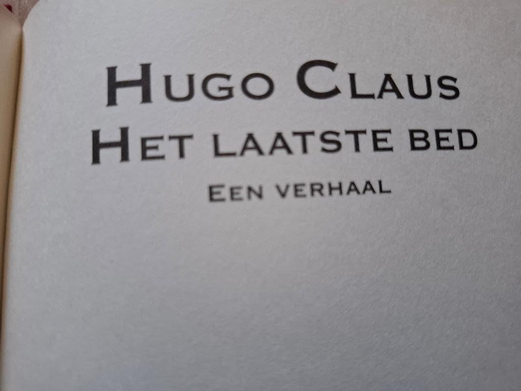 Hugo Claus - Het laatste bed - 1998, Enlèvement ou Envoi