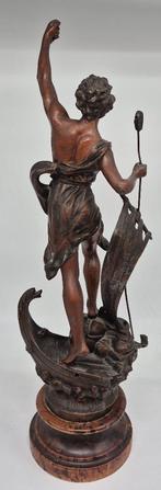 Groot Beeld "Commerce" - Charles Lévy - Régule (Zamak), Enlèvement ou Envoi, Utilisé, Humain