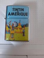 Prachtige aansteker op benzine (Kuifje in Amerika), Verzamelen, Rookartikelen, Aanstekers en Luciferdoosjes, Ophalen of Verzenden