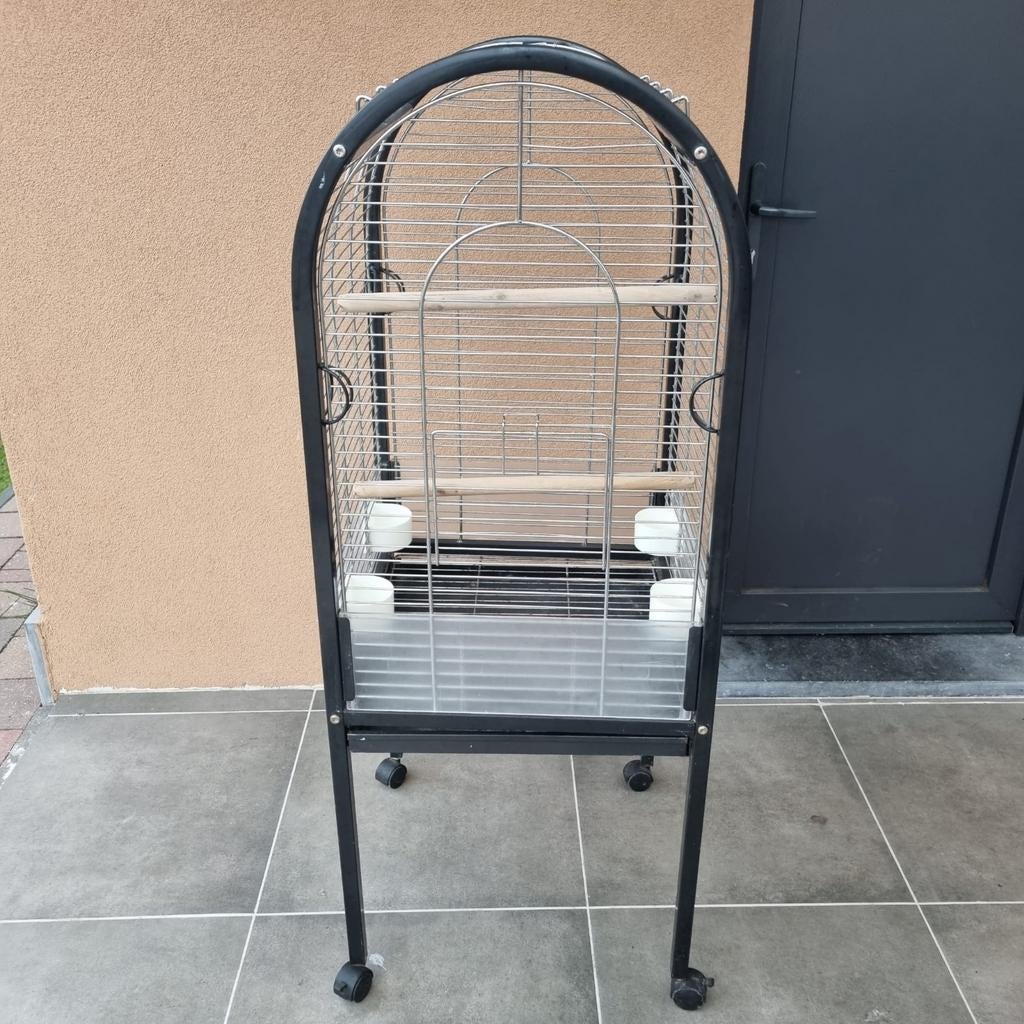 Groot vogel kooi, Ophalen, Gebruikt, Aluminium, Vogelkooi