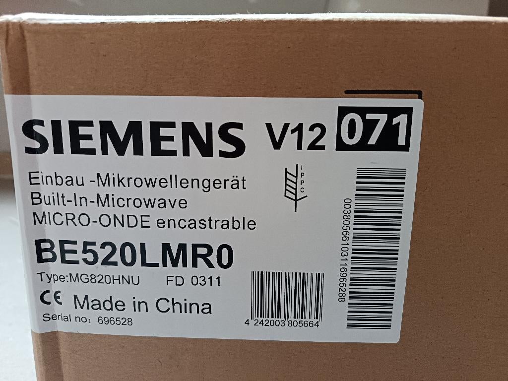 Four à micro-ondes, Encastré, Comme neuf, Enlèvement, Four