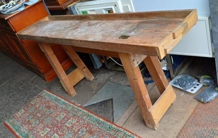 houten werkbank, Enlèvement, Utilisé