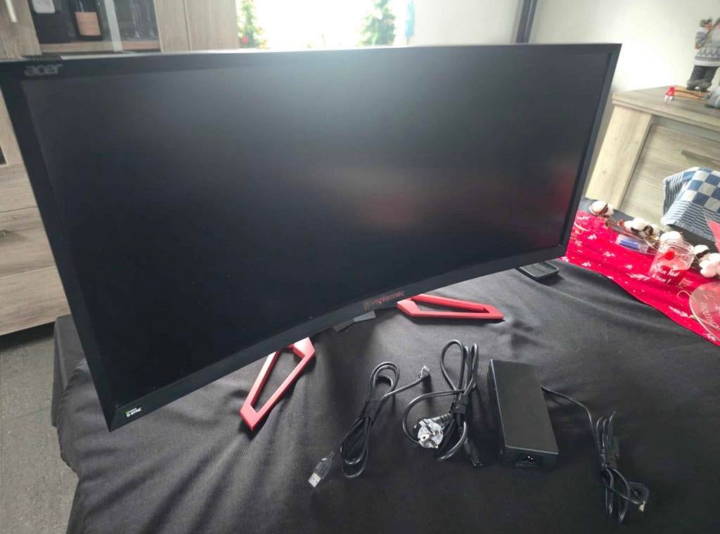 Acer Predator Z35 – 35” Curved Gaming Monitor, Computers en Software, Monitoren, Gaming, HD, Ophalen of Verzenden, Zo goed als nieuw