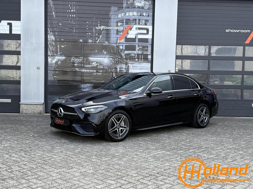 Mercedes C-klasse 300e AMG|MEMORY|360|STOELVERW.|CARPLAY, Autos, Cuir, 4 portes, Entreprise, Noir