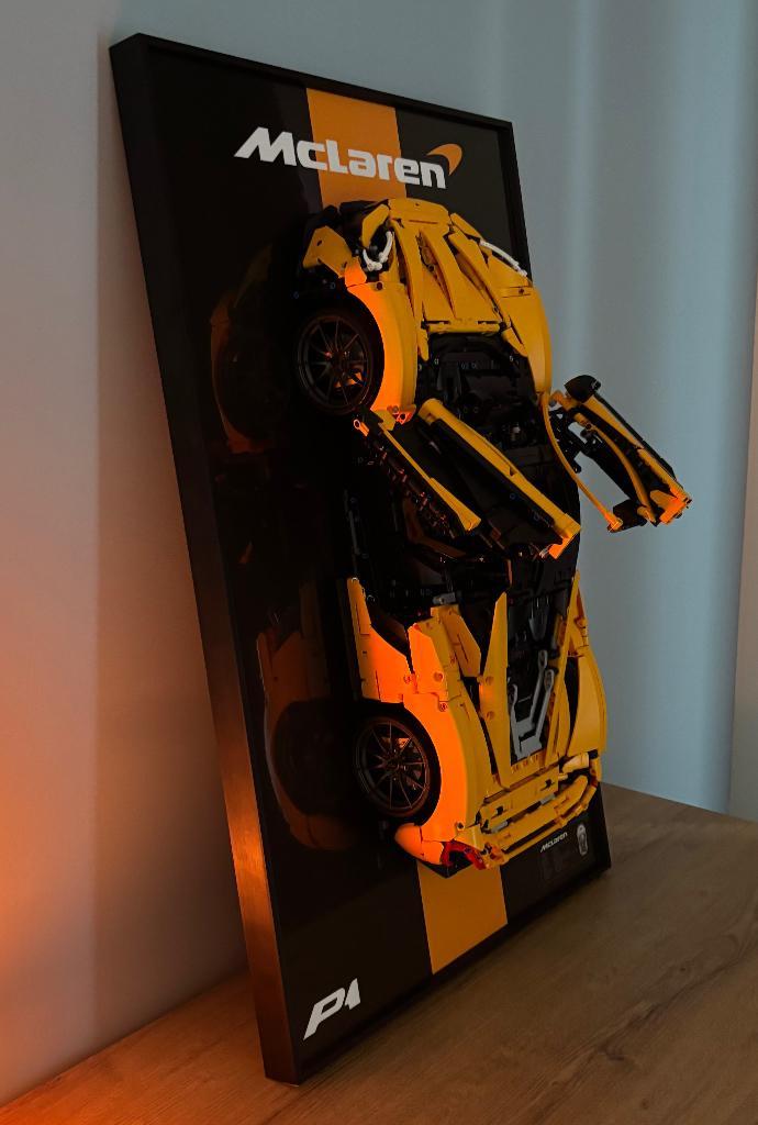 Lego Technic McLaren P1 met frame op maat (Koopje), Kinderen en Baby's, Speelgoed | Duplo en Lego, Nieuw, Lego, Complete set, Ophalen