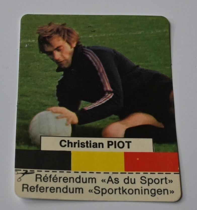 Sportkoningen / Voetbal / Christian Piot Standard Luik, Ophalen of Verzenden, Gebruikt, Poster, Plaatje of Sticker