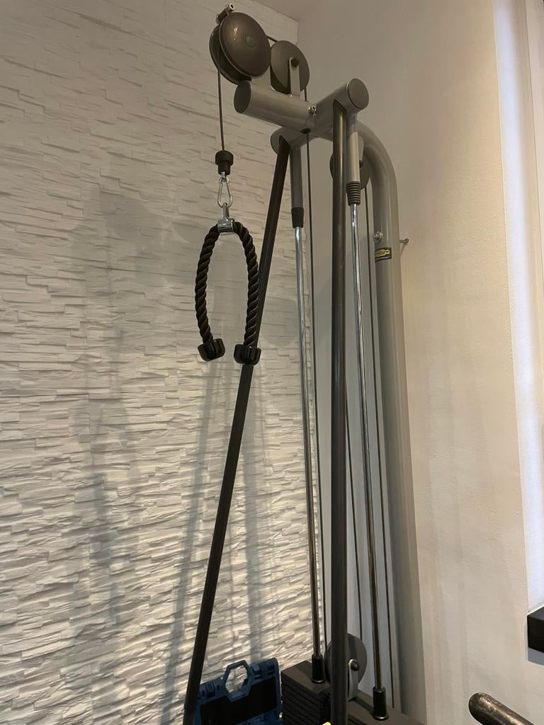 Technogym dubble pulley 25kg single cable cross, Sport en Fitness, Fitnessmaterialen, Ophalen, Gebruikt