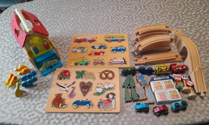Houten speelgoed, Enfants & Bébés, Jouets | Jouets en bois, Comme neuf, Enlèvement ou Envoi