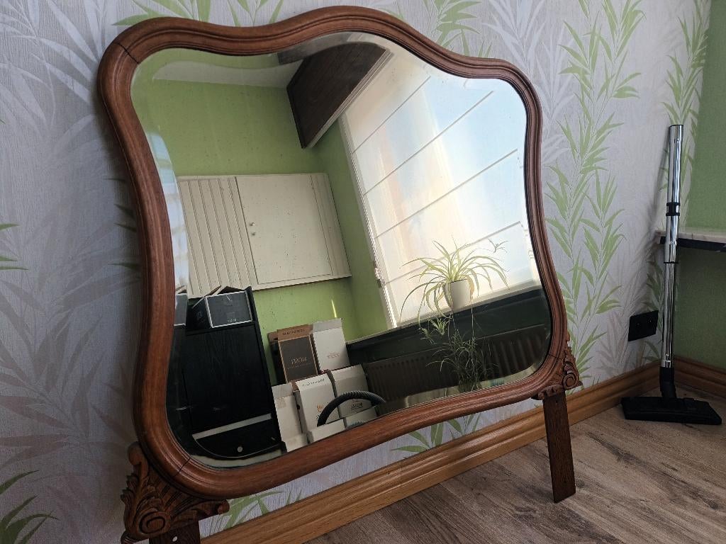 Antieken spiegel, Enlèvement, Autres formes, 100 à 150 cm, 100 à 150 cm