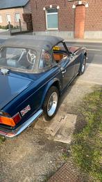 oldtimer Triumph TR6, 2500 cc, Blauw, Triumph, Handgeschakeld