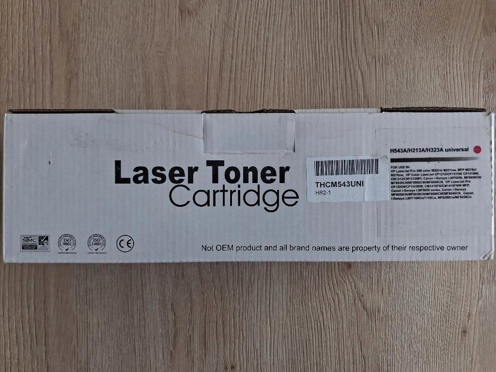 Lasertoner cartridge H543A/H213X/H323A universeel MAGENTA, Informatique & Logiciels, Fournitures d'imprimante, Neuf, Cartridge