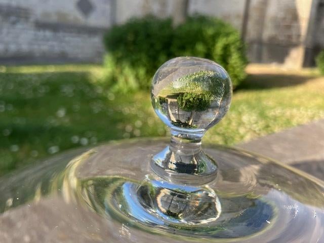 BELLE CLOCHE À FROMAGE ANCIENNE EN VERRE, Antiquités & Art, Enlèvement ou Envoi