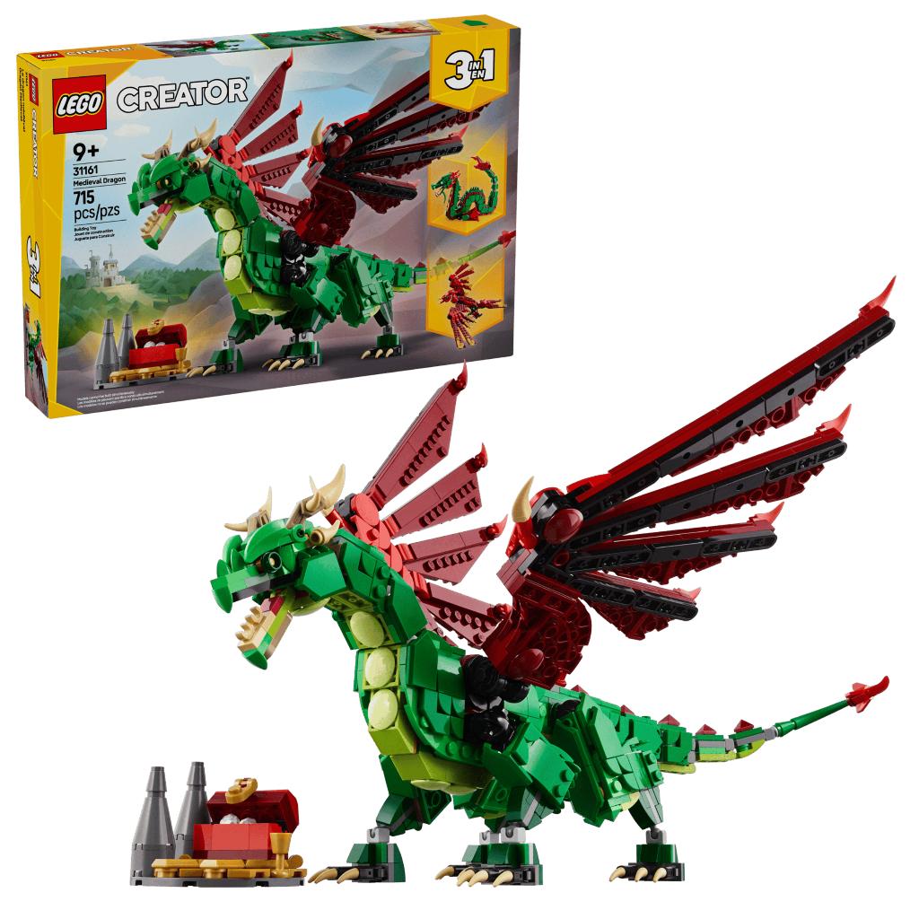 LEGO 31161 Medieval Dragon – Creator 3in1 – SEALED, Lego, Nieuw, Ophalen of Verzenden, Ongeopend/sealed