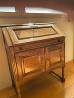 Vintage eiken secretaire (schrijfbureau), Huis en Inrichting, Ophalen, Gebruikt, Vintage