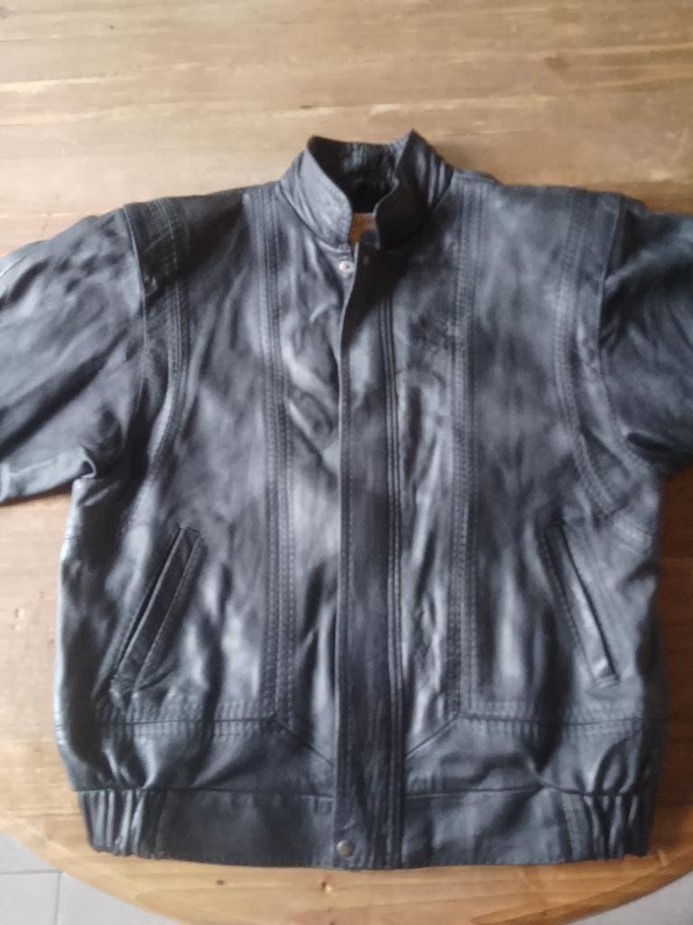 Veste en cuir, Maat 48/50 (M), Zwart, Ophalen of Verzenden, Zo goed als nieuw