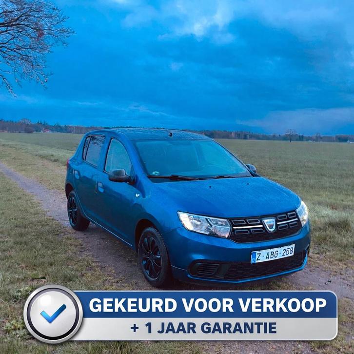 Dacia Sandero 1.0 Benzine–2018–73.000km –GARANTIE –Euro 6, Auto's, Dacia, Bedrijf, Sandero, ABS, Airbags, Airconditioning, Alarm