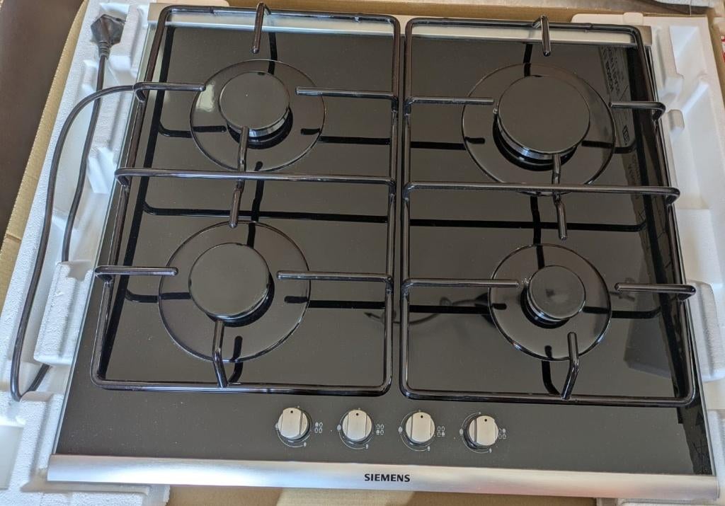 Plaque au gaz Siemens, Electroménager, Neuf, Gaz, 4 zones de cuisson, Encastré