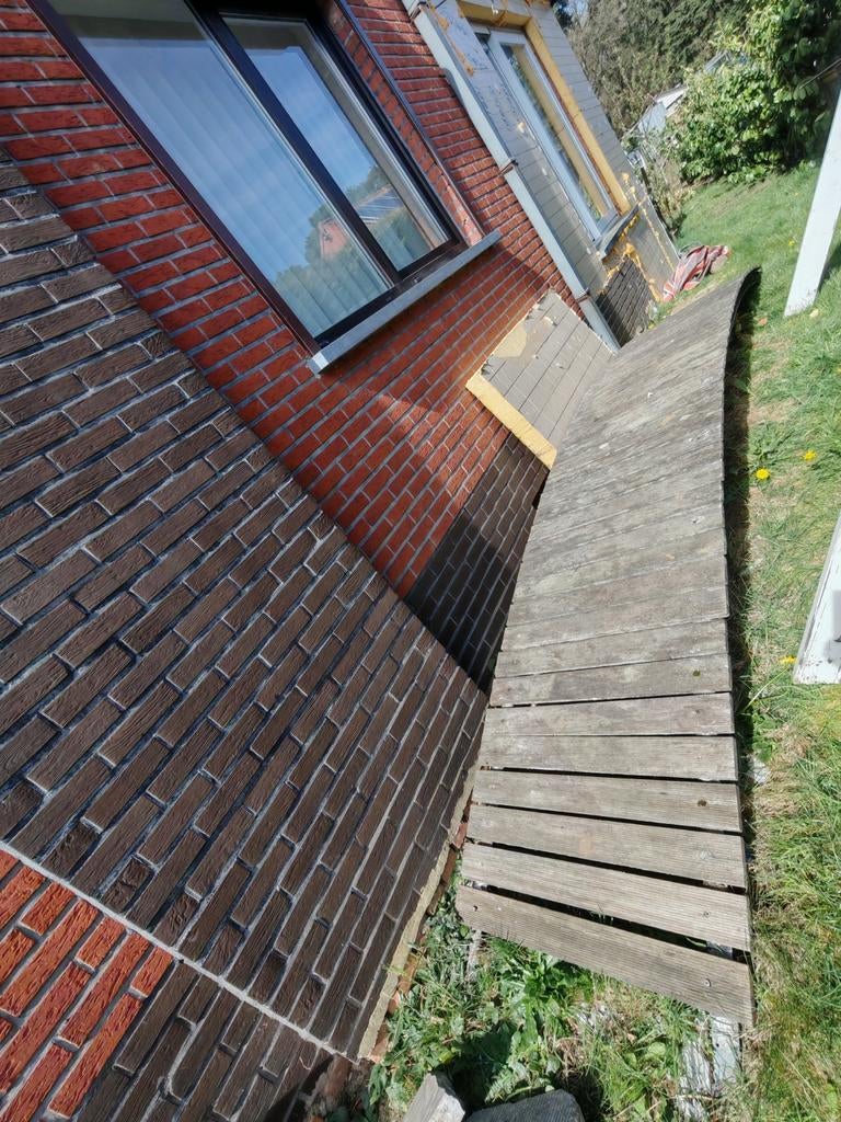 Groot vijverbrug, Ophalen, Zo goed als nieuw, Hout