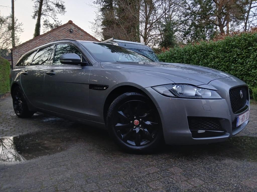 Jaguar XF prestige Sportbreak 2019, Auto's, Automaat, Euro 5, Zwart, Navigatiesysteem