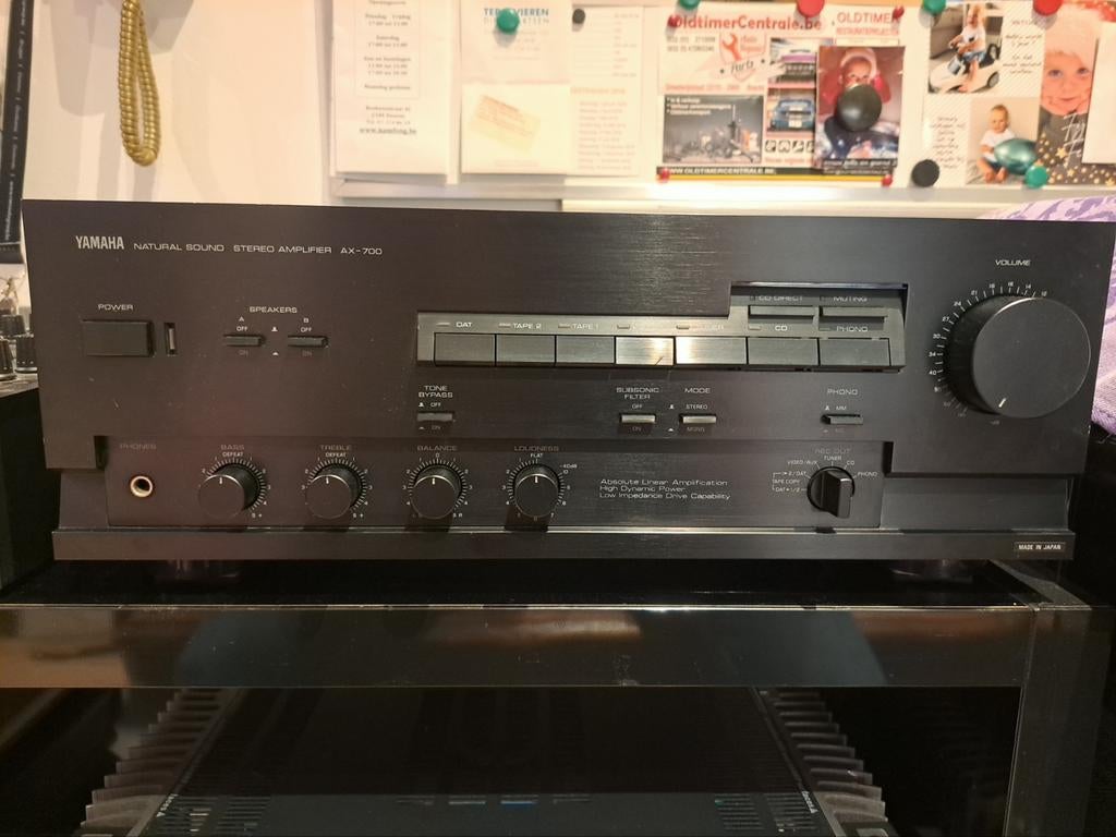 Vintage versterker Yamaha 600 watt., Audio, Tv en Foto, Versterkers en Ontvangers, Ophalen, Gebruikt, Yamaha, 120 watt of meer