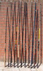 11 oudere hengels van 11ft en 12ft ( karper en ander ), Ophalen, Gebruikt, Werphengel