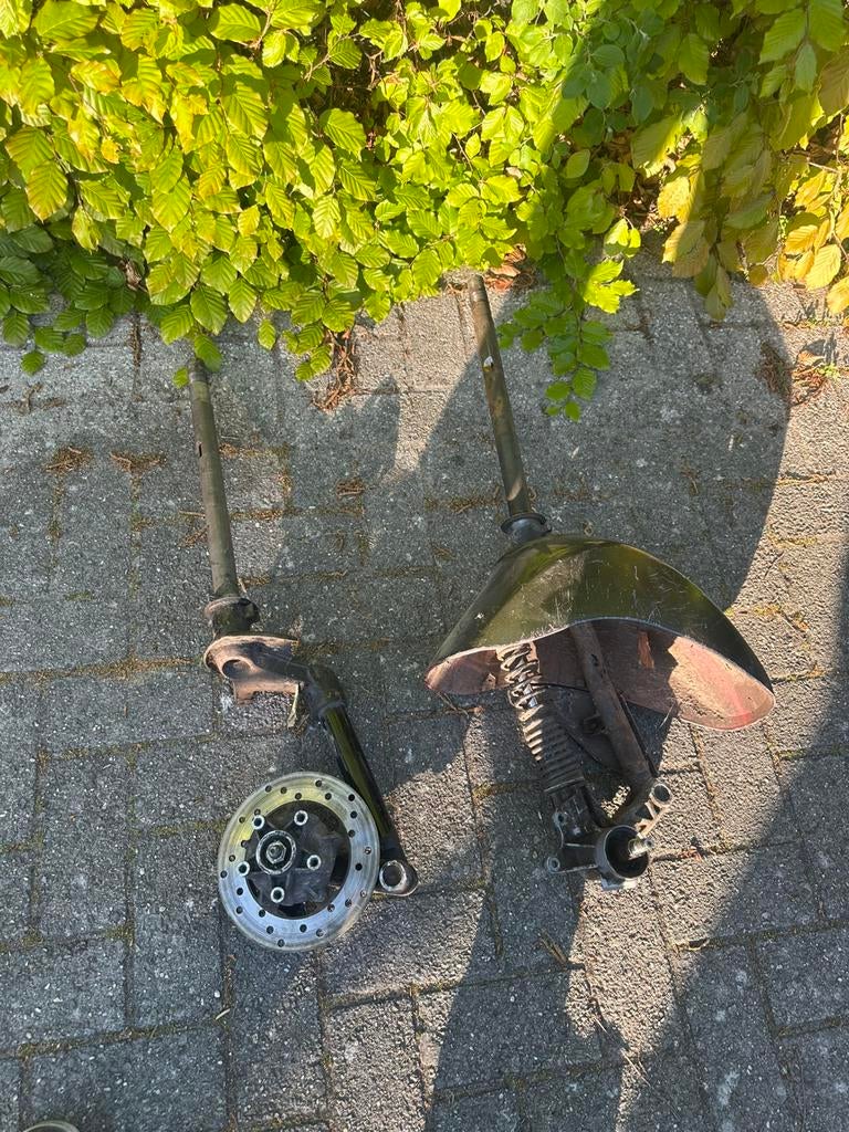 Piaggio Vespa voorvorken, Vélos & Vélomoteurs, Pièces de cyclomoteur | Scooters, Enlèvement, Utilisé, Autres types, Piaggio