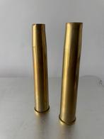 lot de 2 douilles d’obus en laiton 1942, Collections, Enlèvement ou Envoi, Autres