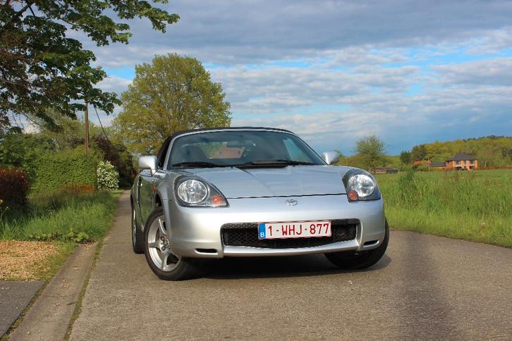 TOYOTA MR2 SPYDER 1.8i 16V GRIS ARGENTÉ, Autos, Toyota, Particulier, MR2, ABS, Airbags, Air conditionné, Verrouillage central