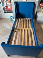 IKEA BUSUNGE blauw uitschuifbaar bed — Zeer goede staat, Ophalen, Lattenbodem