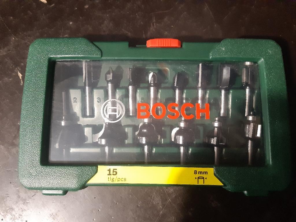 BOSCH coffret de 15 fraises  NEUF, Enlèvement ou Envoi, Neuf