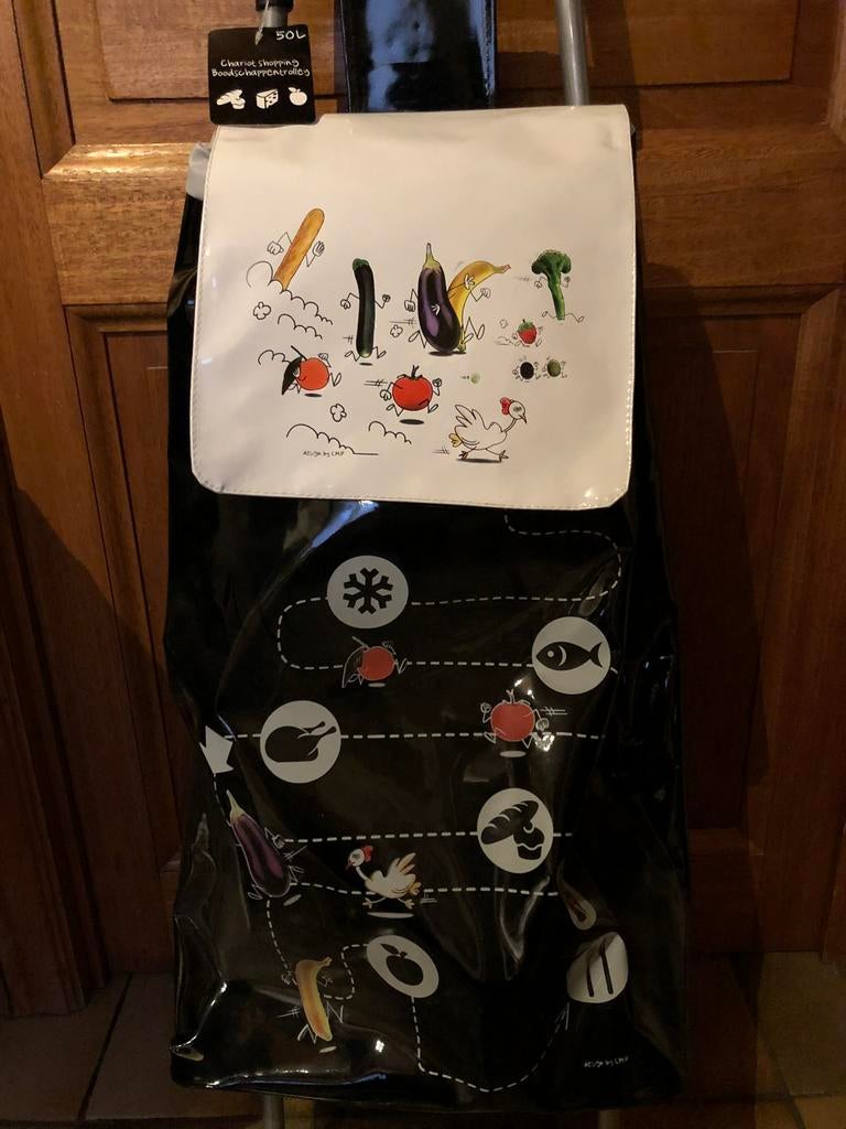 Chariot original à roulettes pour les courses, Enlèvement, Neuf, Synthétique