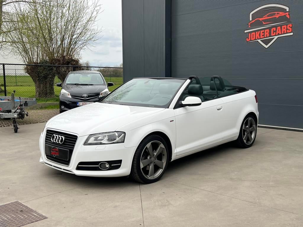 Audi A3 Cabriolet 2.0 TDi Ambition S line ZetelVerw., Autos, Cuir, Euro 5, Achat, Airbags