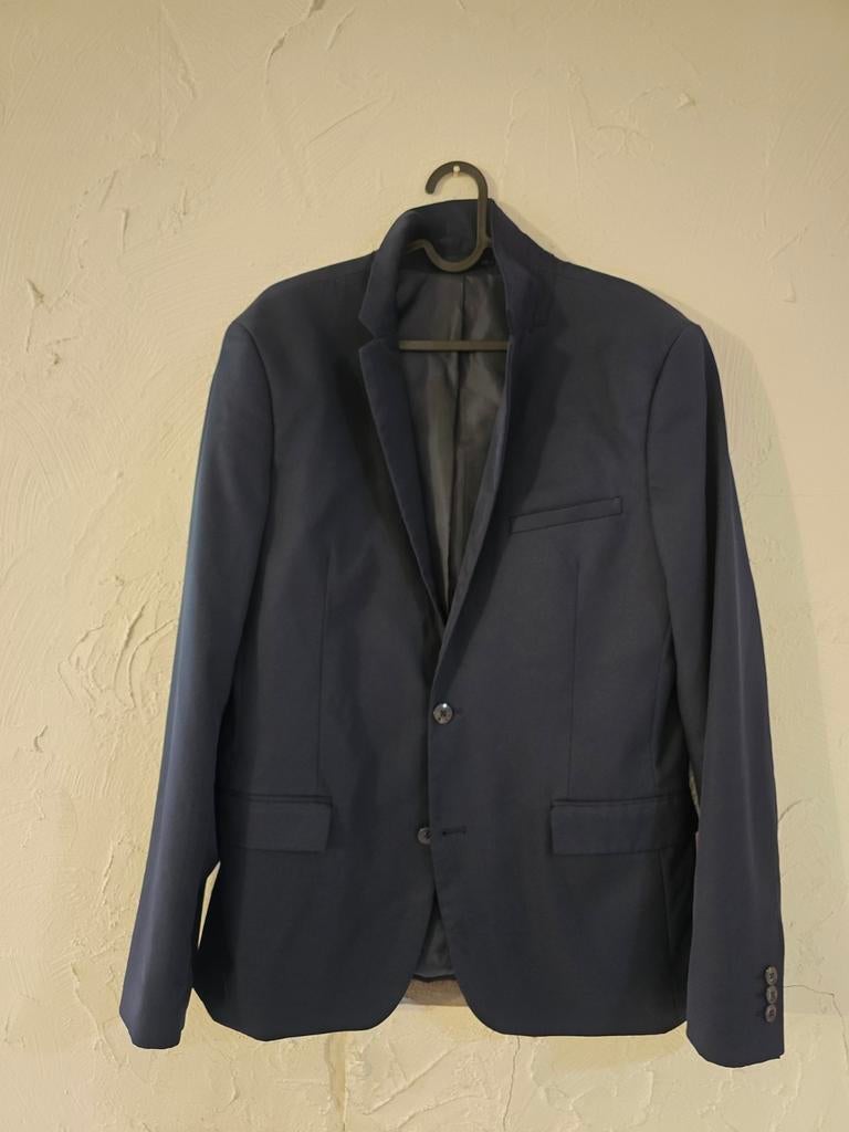 Veste de costume Kiabi homme, modèle slim fit, couleur bleu, Enlèvement ou Envoi, Kiabi, Bleu, Taille 52/54 (L)