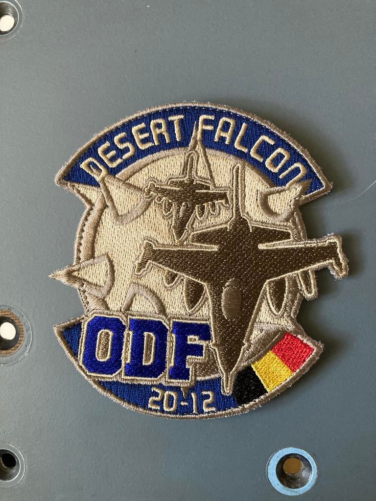 Belgian Air Force 349Sqn Operation Desert Falcon  20-12 F16, Collections, Aviation, Enlèvement ou Envoi, Comme neuf