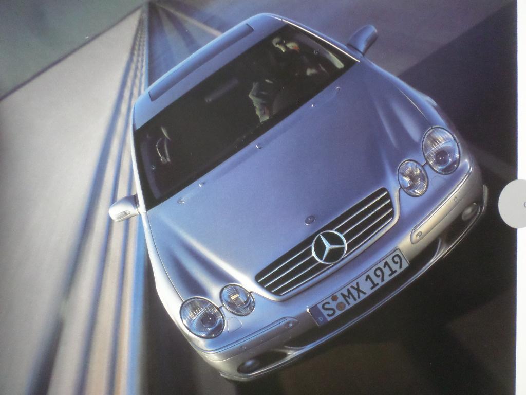 1999 Brochure Mercedes CL 500 600, Livres, Autos | Brochures & Magazines, Mercedes, Enlèvement ou Envoi