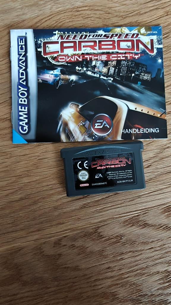 Need for speed carbon, Games en Spelcomputers, Spelcomputers | Nintendo Game Boy, Ophalen of Verzenden, Zo goed als nieuw, Game Boy Advance SP