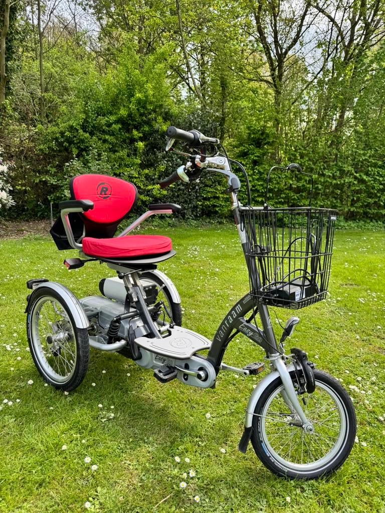 vanRaam Easy Go Vélo + Vélo électrique + Scootmobile, Enlèvement ou Envoi, Pliant, Comme neuf, Fauteuil roulant électrique