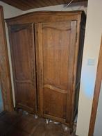 Prachtige donkere eikenhouten kledingkast, Ophalen, Gebruikt, Eikenhout, Chêne foncé