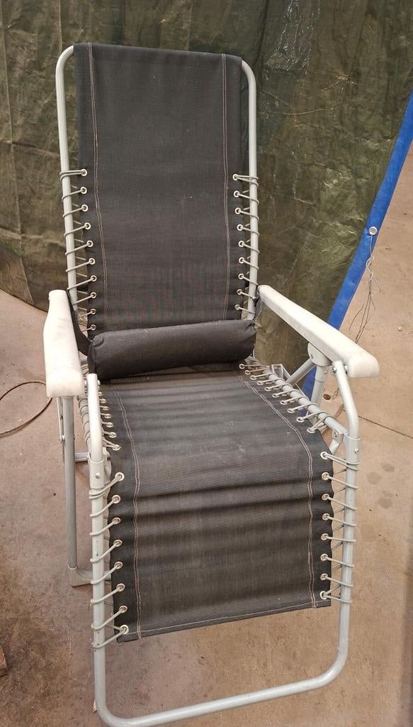 Fauteuil transat de jardin pliant, Enlèvement ou Envoi