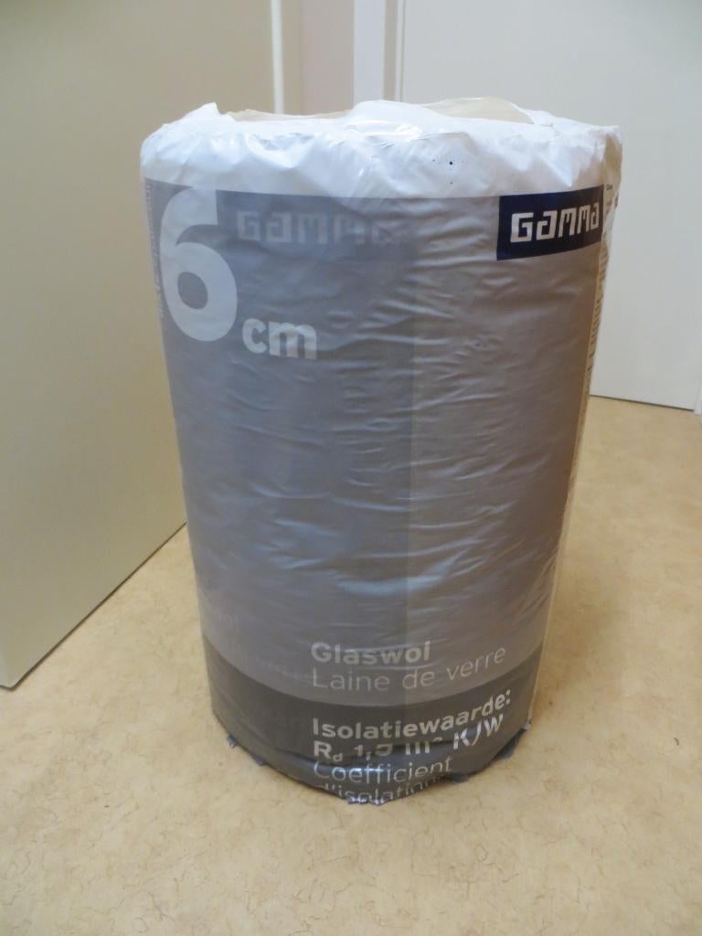 glaswol 6 cm, 4 tot 8 cm, Nieuw, Glaswol, Ophalen